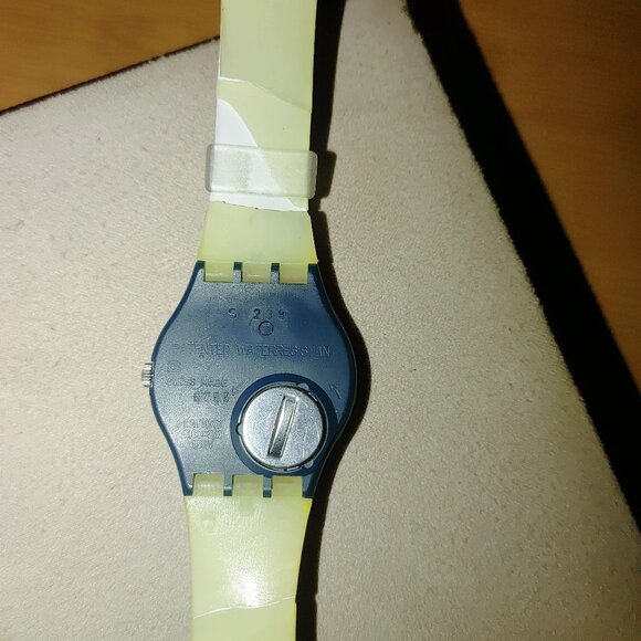 Swatch Originals Gent Blue Multicolor Abstract Design Watch READ - Picture 12 of 13